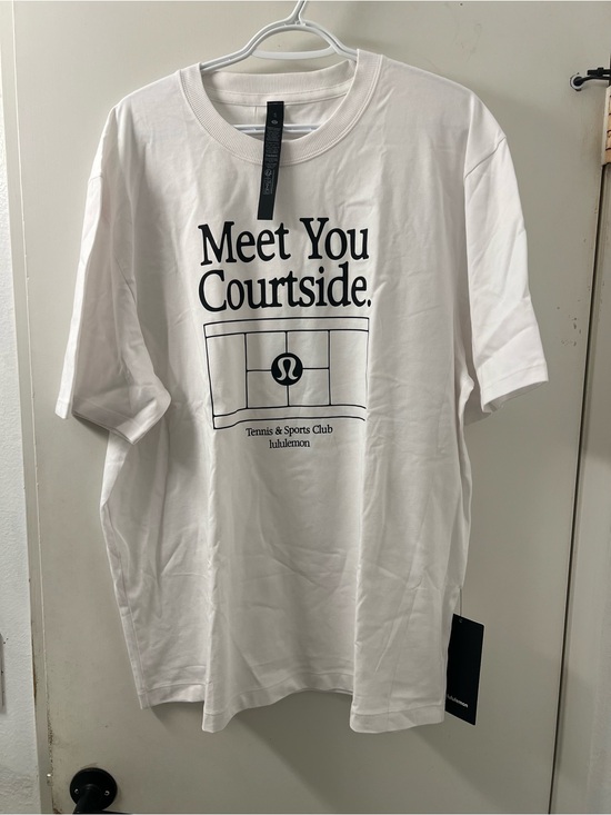 lululemon athletica Other - lululemon athletica White 'Meet You Courtside' Graphic Tee